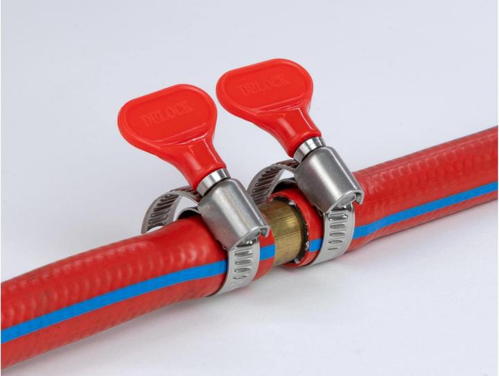 Productafbeelding Delock Slangklem met vleugelmoer assortiment 10 stuks gekleurd