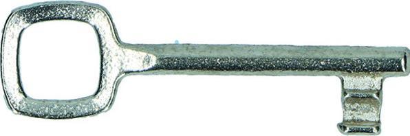 Actual product image Heusser Numeric key for cabinet locks 2407 (Profile double cylinder)