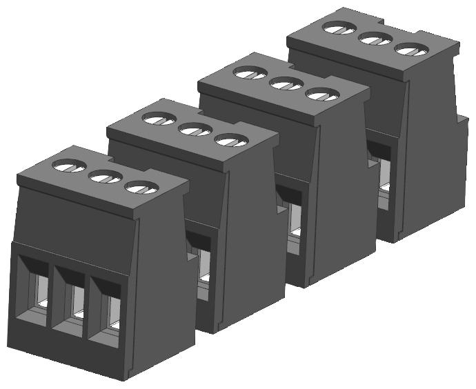 Produktbild Siemens Anschlussleiste 3 Anschluss Gold(4/PK)