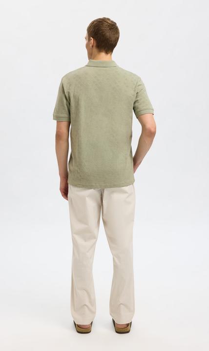 Actual product image Selected Jacquard Polo shirt (L)