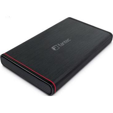 Fantec 225U3-6G (2.5"), Festplattengehäuse, Schwarz