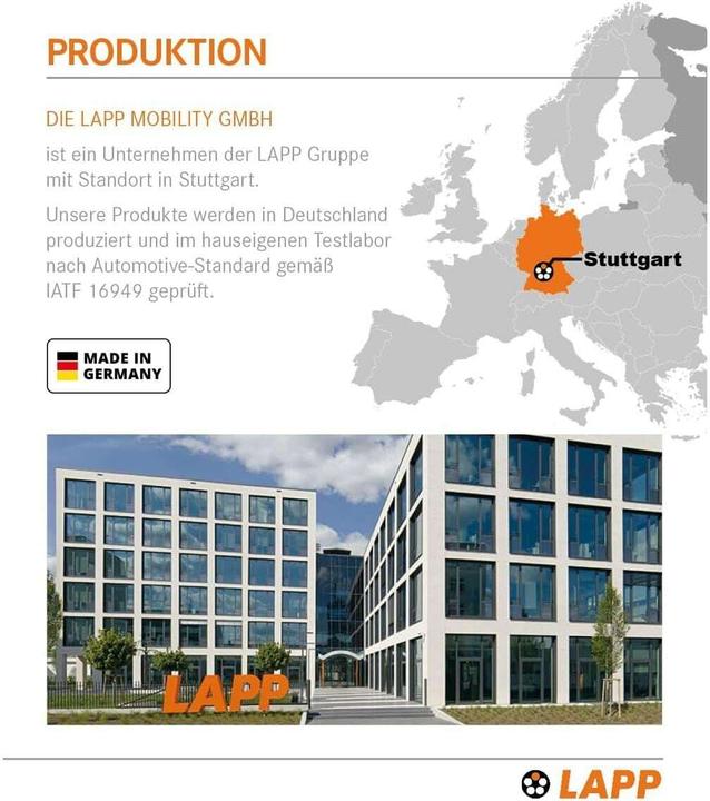 Image du produit Lapp Mobility EV-TYP2 Ladekabel HELIX 1-phasig (Type 2, 7.40 kW, 32 A, 5 m)