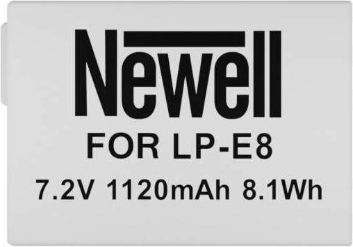 Actual product image Newell LP-E8 battery (Camera battery)