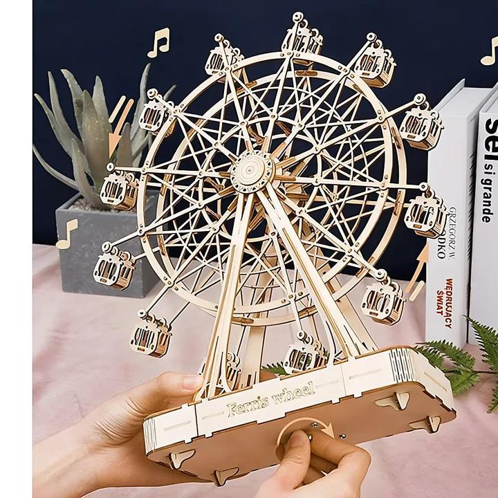 Actual product image Robotime Music box Ferris wheel