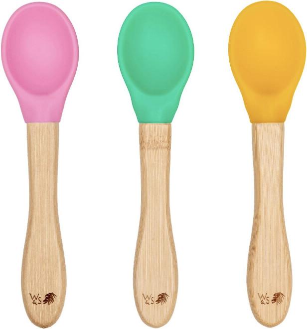 Image du produit Wild & Stone Baby Bambus-Silikon-Löffel