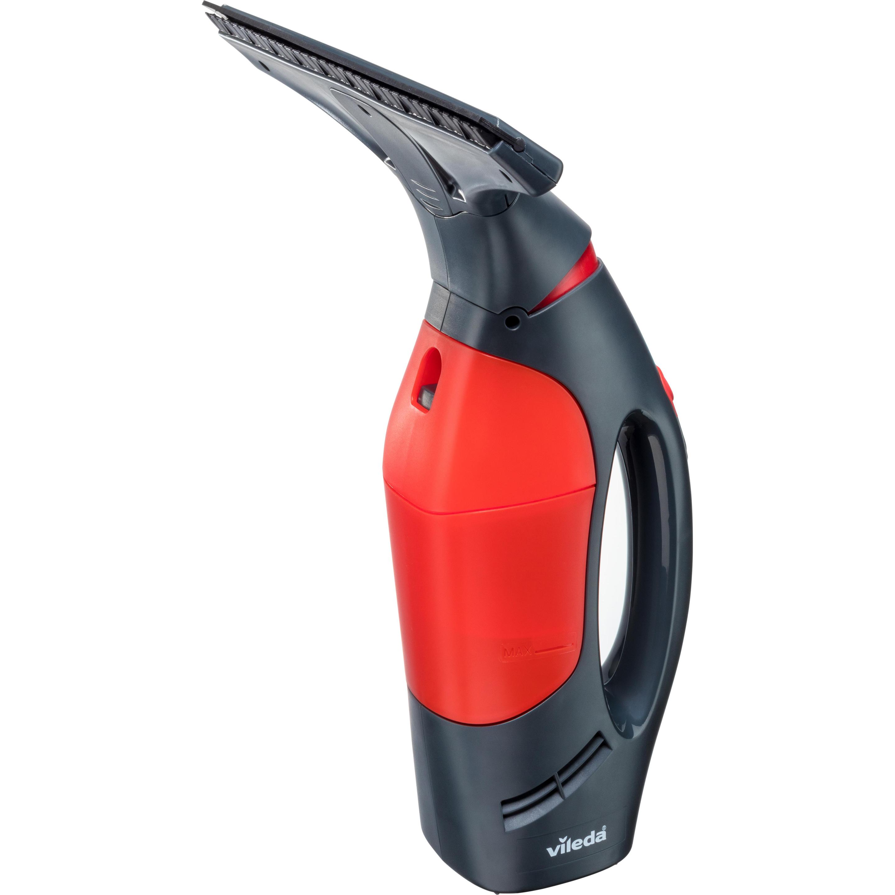 Vileda Windowmatic Power, Fensterreiniger, Grau, Rot