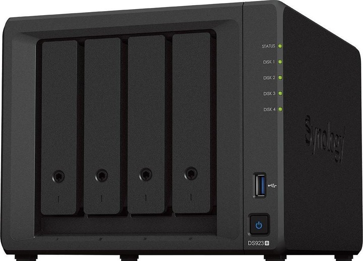 Actual product image Synology DS923+ (4 x 16 TB, Synology HAT 33xx)