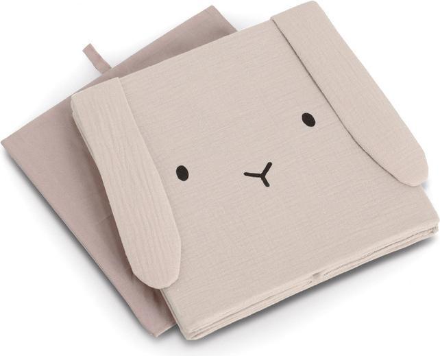 Produktbild Zeller Present Aufbewahrungsbox Hase Musselin 28x28x28 cm (28 x 28 x 28 cm, 21.95 l)
