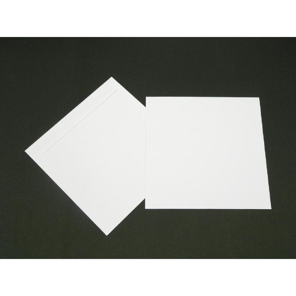 Thumbnail - Blanke, Briefumschlag, Briefumschläge 300x300mm 100g/qm gummiert VE=250 Stück weiss (250 x)