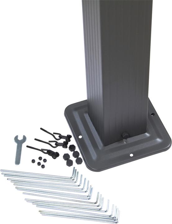 Image du produit Dema Pergola en aluminium avec toit solaire (296 cm, 221 cm)