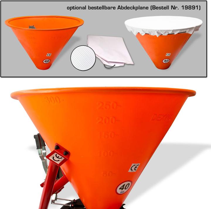 Image du produit Dema Épandeur d'engrais / épandeur de sel 300l avec entraînement par prise de force