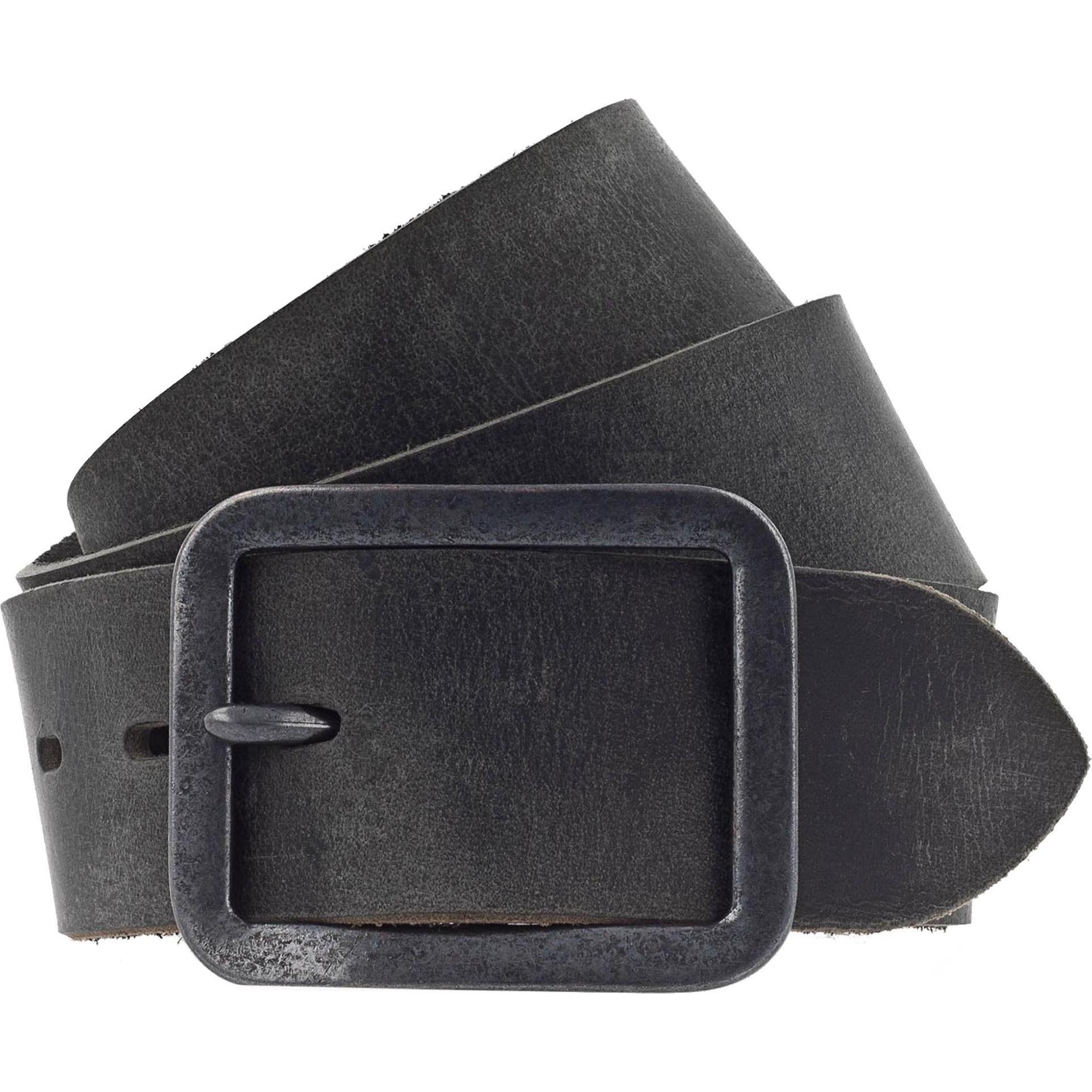 Vanzetti, Herren, Gürtel, Gürtel Leder, Schwarz, (90)