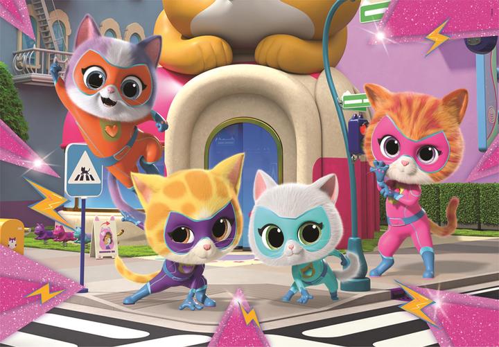 Actual product image Clementoni Puzzle Super Colour Super Kittens, 2x20pcs. (20 pieces)