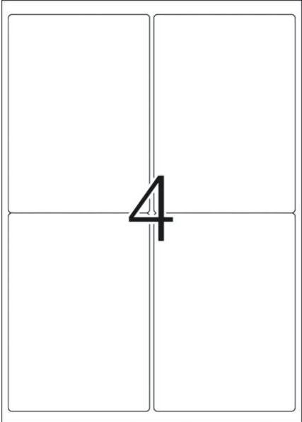 Actual product image HERMA Universal labels A4