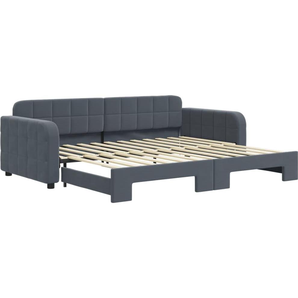 Thumbnail - VidaXL, Sofa, Tagesbett Ausziehbar Samt (2-Sitzer)