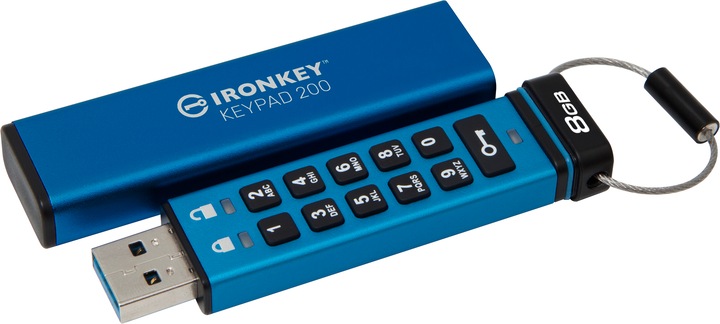 Produktbild Kingston IronKey Keypad 200 (8 GB, USB-A)