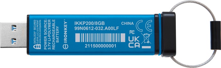 Produktbild Kingston IronKey Keypad 200 (8 GB, USB-A)