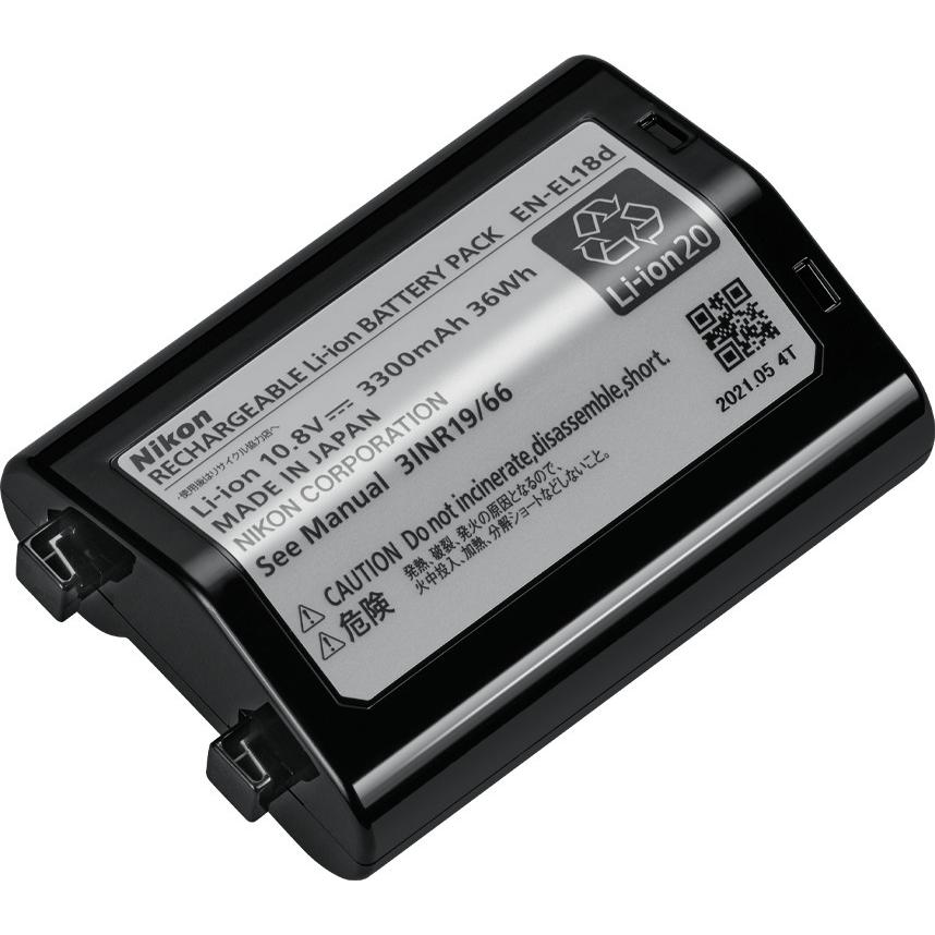 Nikon EN-EL18d (Akku), Kamera Stromversorgung, Schwarz