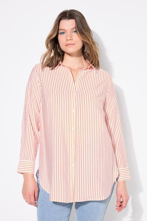 Actual product image Studio Untold Pinstripe Button Down Blouse (46, 48)