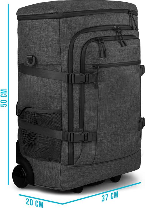 Produktbild Normani Reisetrolley mit Rucksackfunktion (37 l)