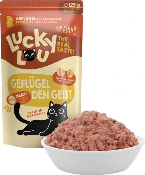 Actual product image Lucky Lou Cat wet food (Adult, 1 pcs., 125 g)