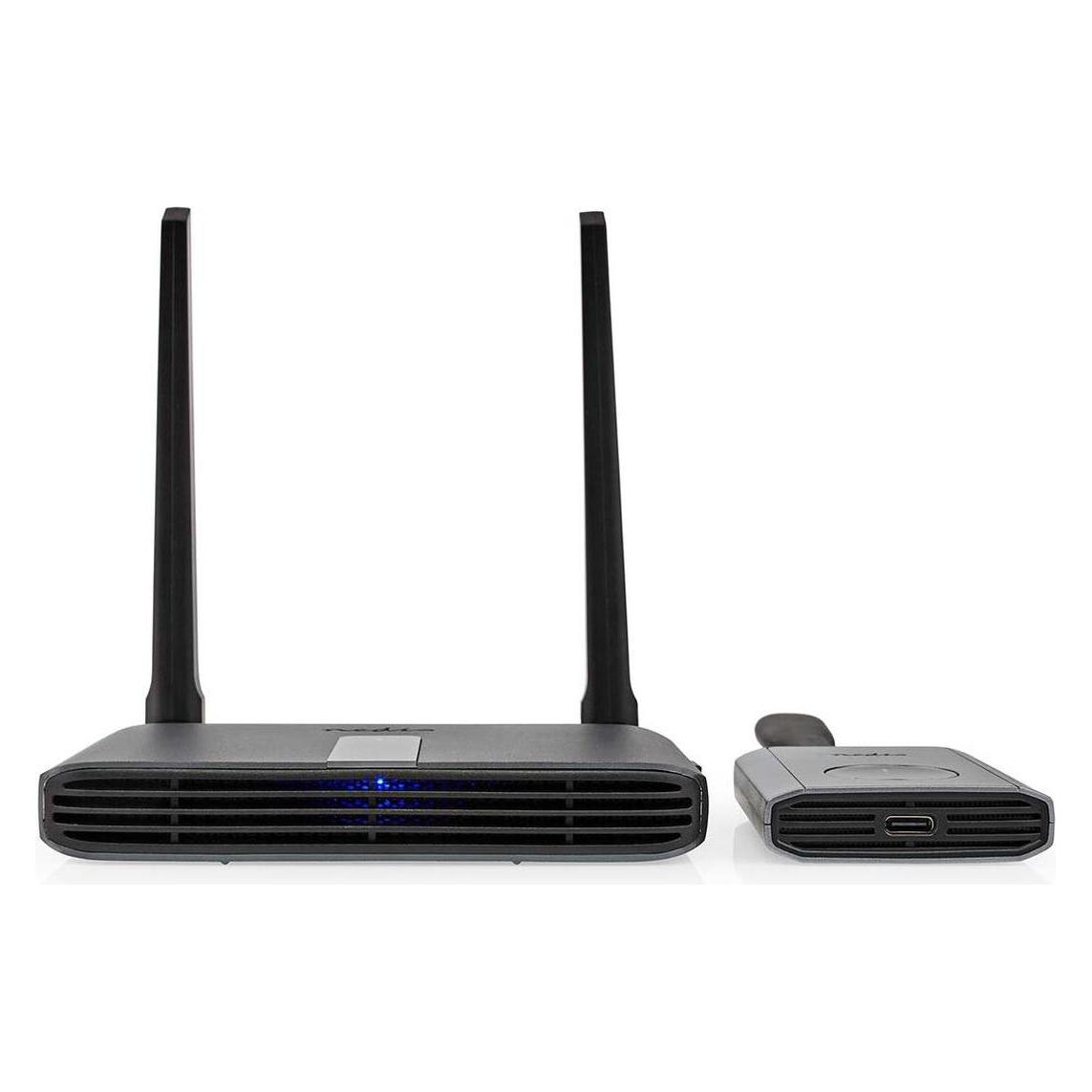 Nedis Grigio Wireless Hdmi ™ Trasmettitore Wlan 2400-5000 Mhz 30,0 M (Linea Di Vista) Risoluzione (30 M, Hdcp), Trasmettitore Wireless,