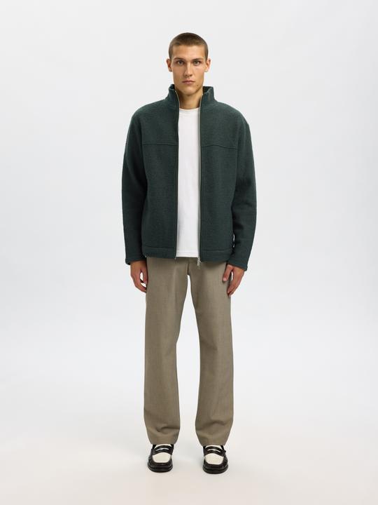 Produktbild Selected Homme 100% Woll Strickjacke mit Reissverschluss (L)