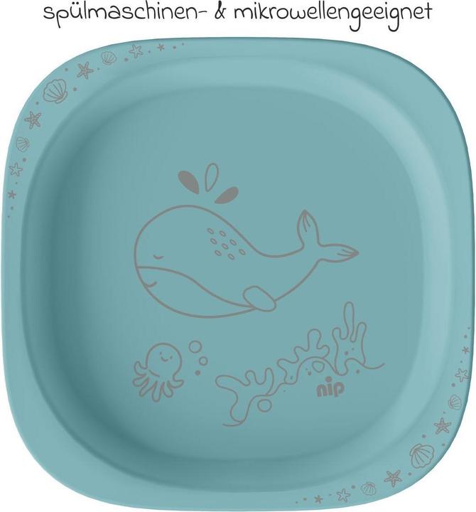Actual product image NIP Kinderteller & Breischalen Kinderteller 2er Pack eat green - Blau