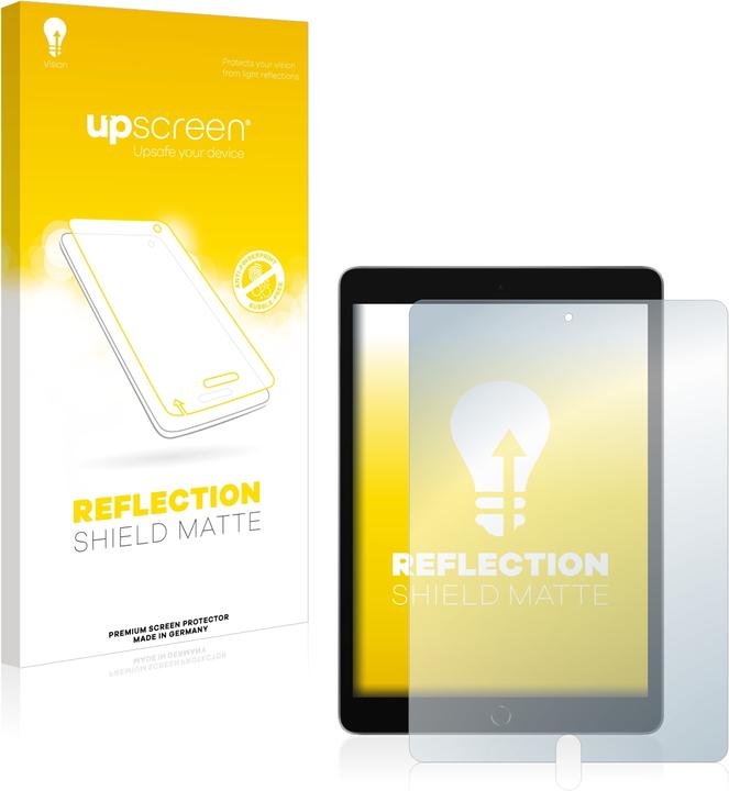 upscreen Reflection Shield Matte Screen Protector (1 Pcs., Apple iPad 2019 (7e generatie), Apple iPad 2020 (8e generatie), Apple iPad 2021 (9e generatie))
