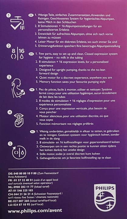 Immagine prodotto Philips Avent Tiralatte elettrico doppio