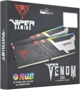 Produktbild Patriot D532GB 6800-40 Viper Venom RGB K2 PAT (2 x 16GB, 6800 MHz, DDR5-RAM, DIMM)