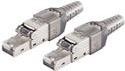 Produktbild Shiverpeaks 2x ®-BASIC-S--cat. 6A Tool-less RJ45 Stecker mit Knickschutz geschirmt (CAT6a)