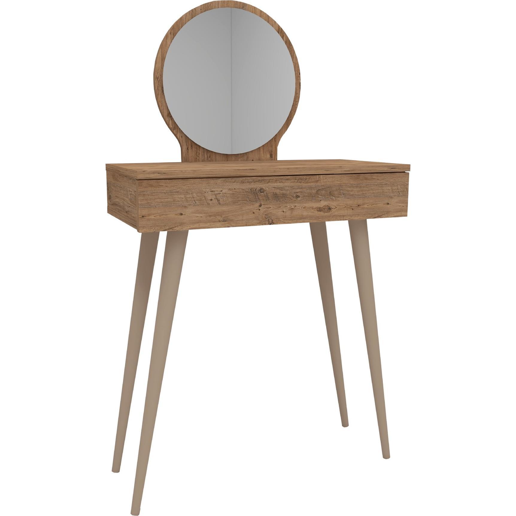 Kalune Design, Schminktisch, Rowen (72 x 129.5 x 35 cm)