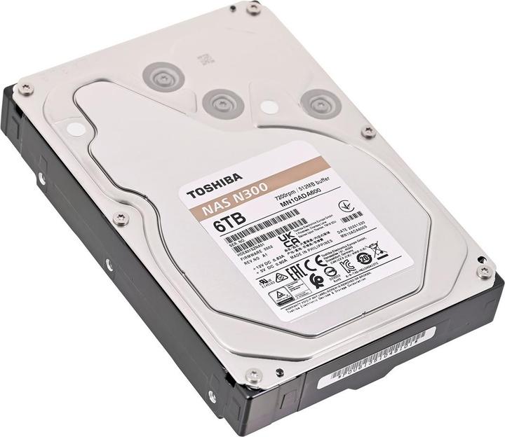 Image du produit Toshiba N300 (6 To, 3.5")
