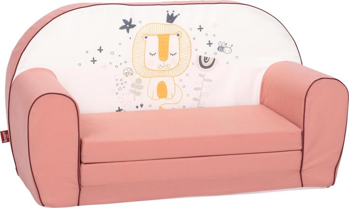 Knorrtoys Kindersofa - "Löwe Leo rose" (Kindersofa)