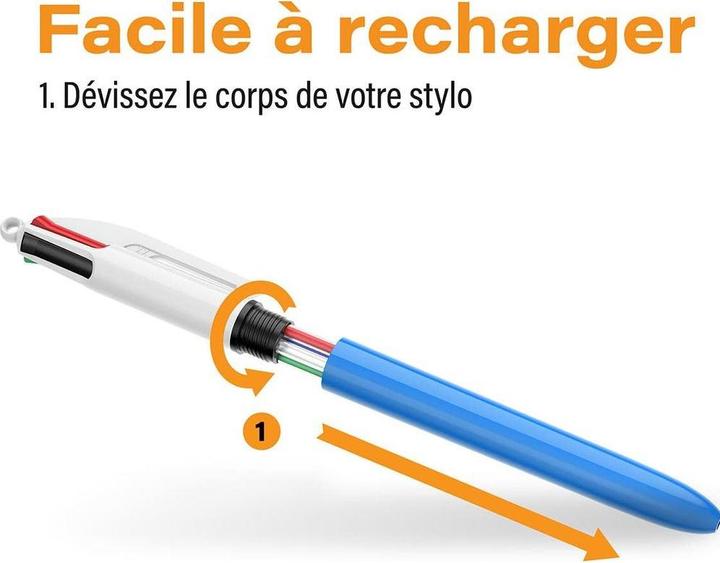 Image du produit Bic Mine de stylo à bille (Noir, 2x)