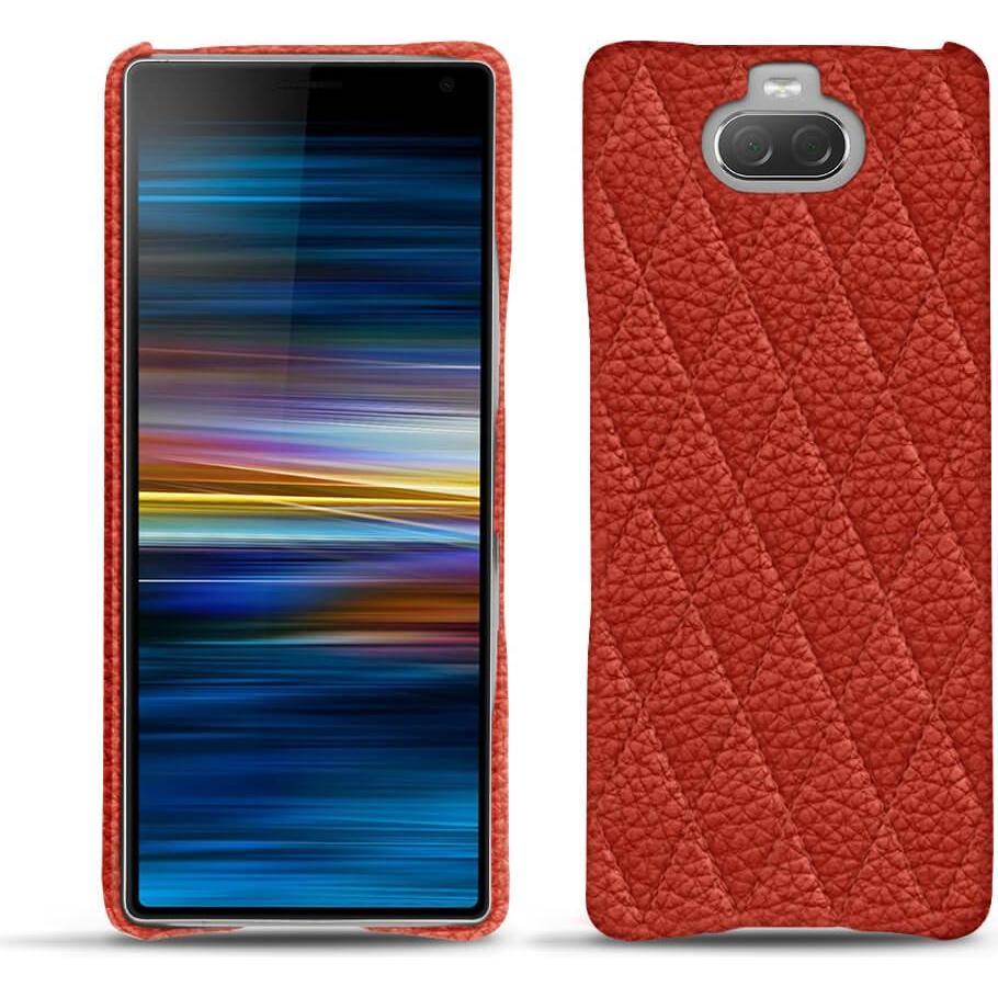 Noreve Lederschutzhülle (Sony Xperia 10 Plus), Smartphone Hülle, Orange
