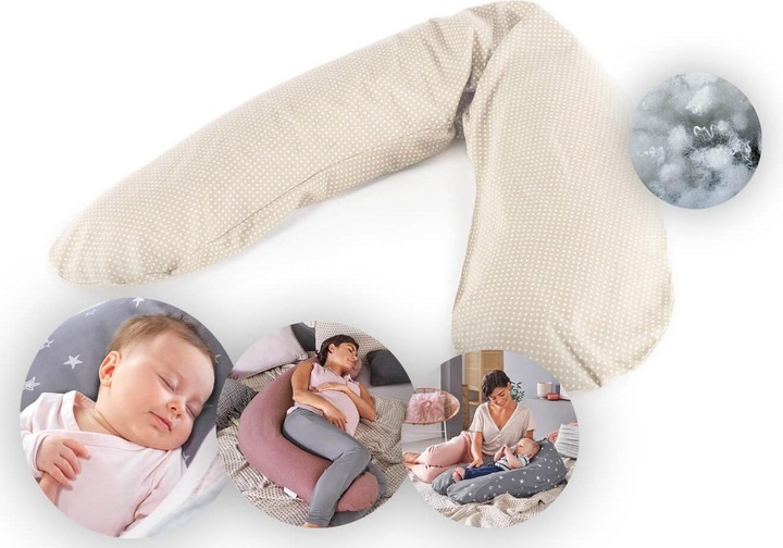 Produktbild Theraline Stillkissen "Das Original" mit Polyester Hohlfaser Füllung inkl. Bezug 190 cm (190 cm)