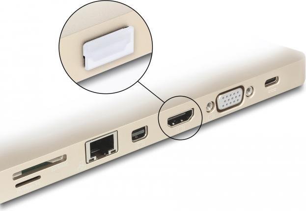 Produktbild Delock Staubschutz für HDMI A Buchse ohne Griff 10 Stück transparent