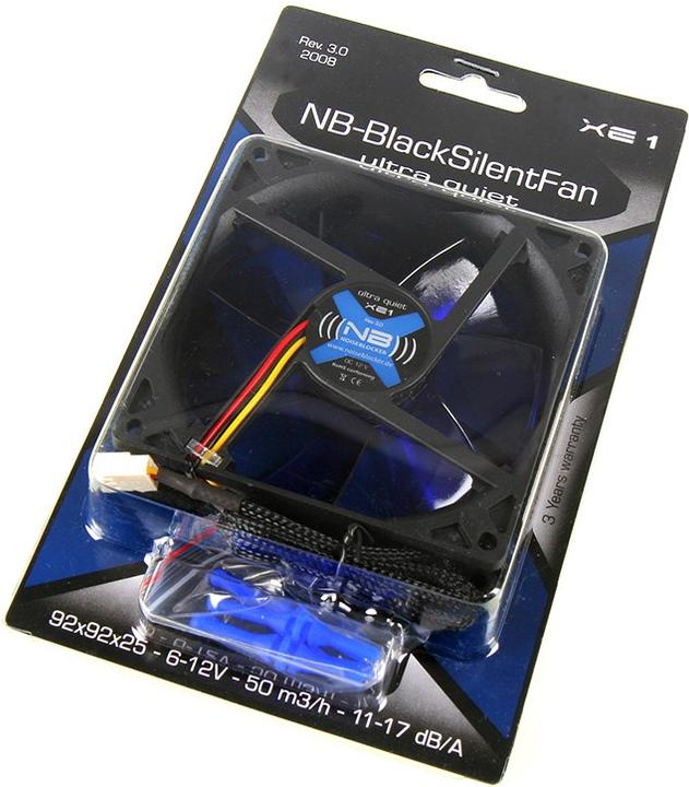 Produktbild Noiseblocker BlackSilent Fan XE1 (92 mm, 1x)