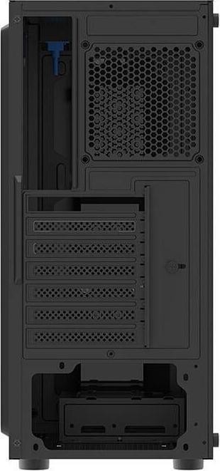 Actual product image Darkflash Tech DK151 computer case LED with 3 fan (black) (ATX, ITX, mATX)
