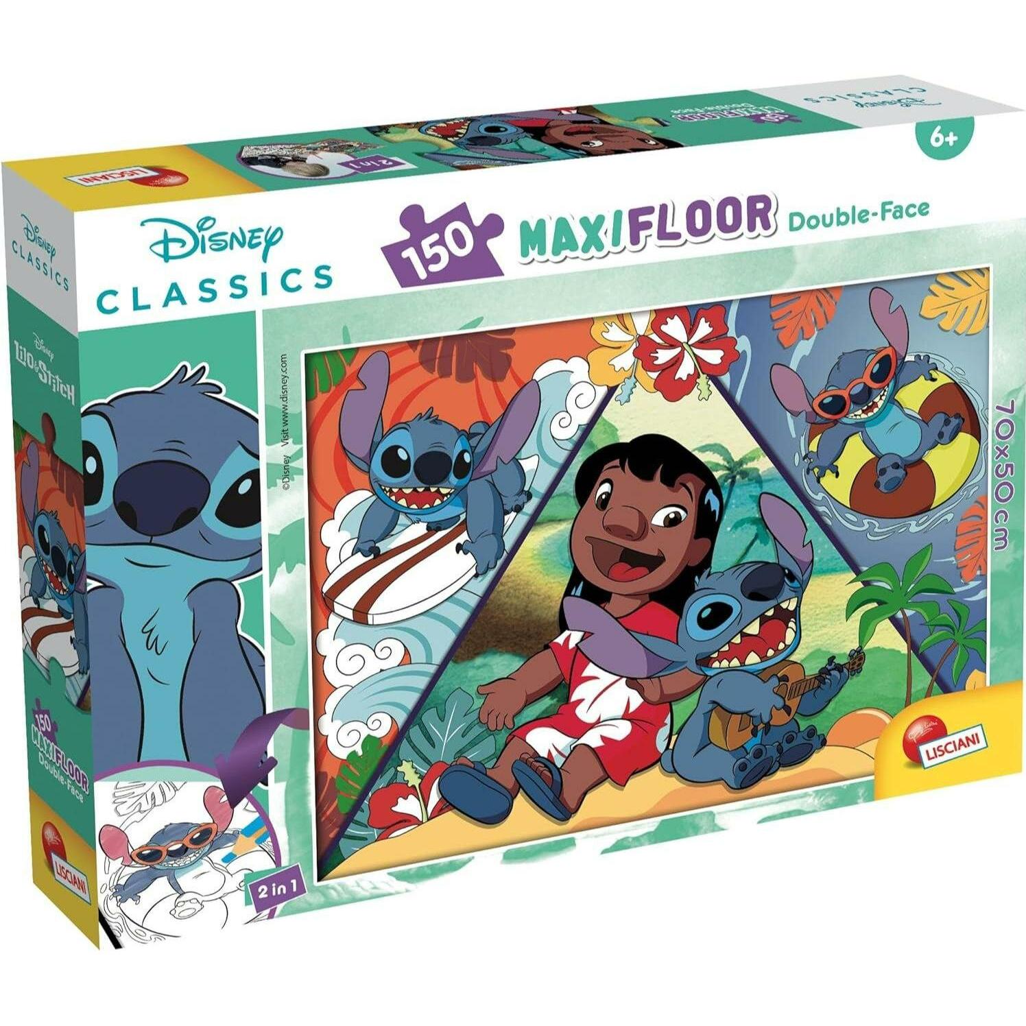 Lisciani Disney Puzzle Df Maxifloor 150 Lilo & Stitch
