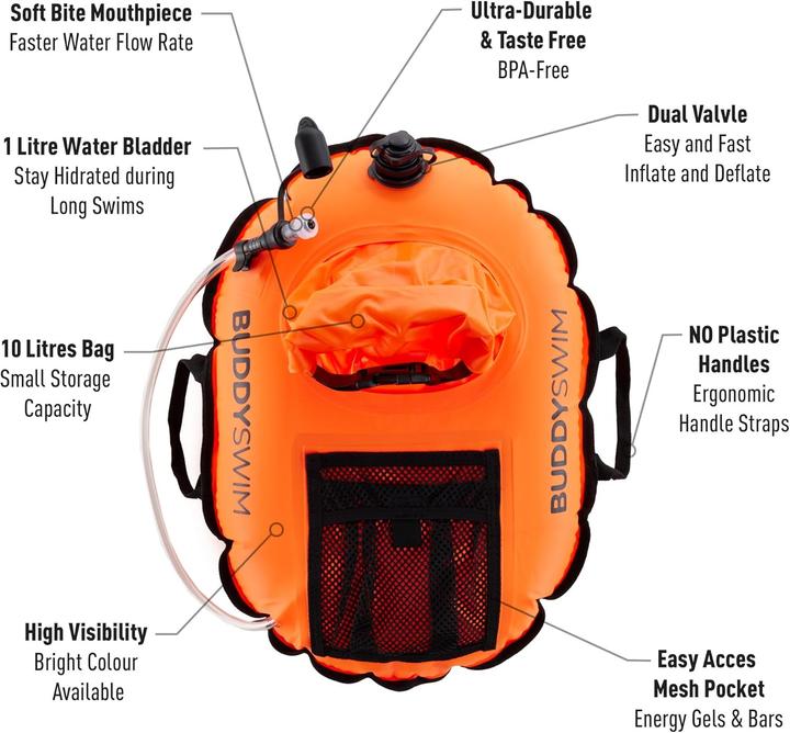Produktbild Buddy Swim Schwimmboje mit wasserdichter Tasche (10 L)