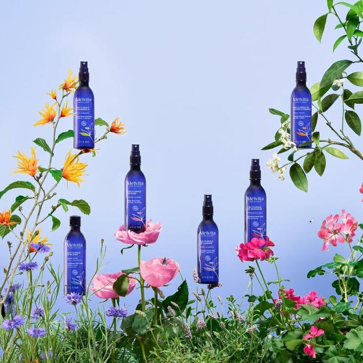 Actual product image Melvita Organic Revitalizing Rose Floral Water Moisturizing Lotion (Cleansing lotion)