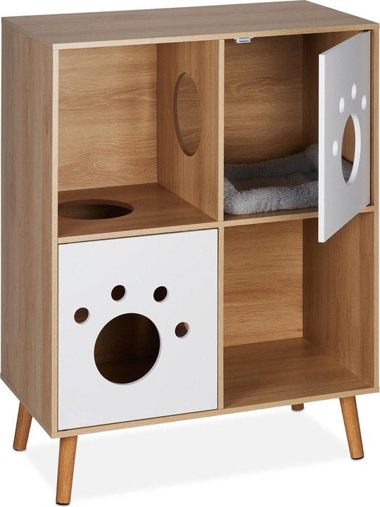 Relaxdays Katzenschrank (Katze)