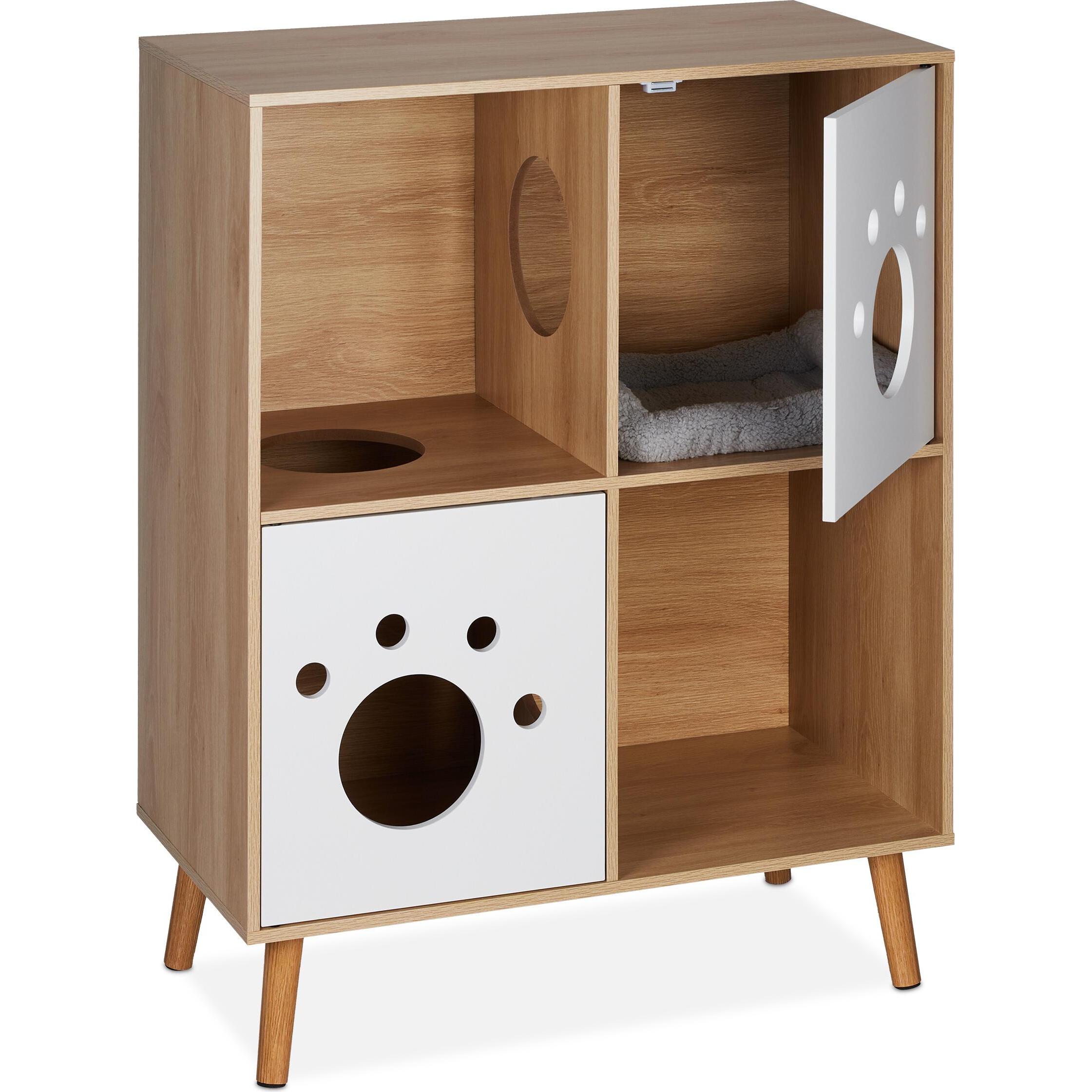Thumbnail - Relaxdays Katzenschrank (Hund), Hundebett + Katzenbett