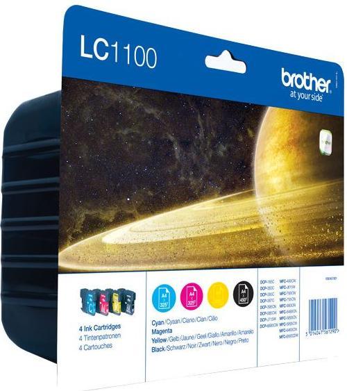Produktbild Brother LC-1100VALBP Value Pack (BK, C, M, Y)