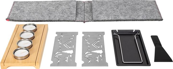 Image du produit Nouvel Raclette aux bougies à chauffe-plat Village de montagne