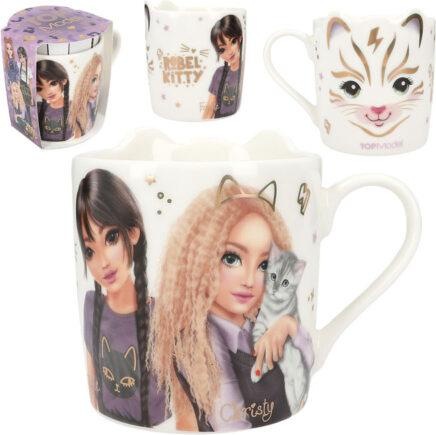 Produktbild Magni Depesche TOPModel Becher REBEL KITTY 300ml Porzellan (300 ml)