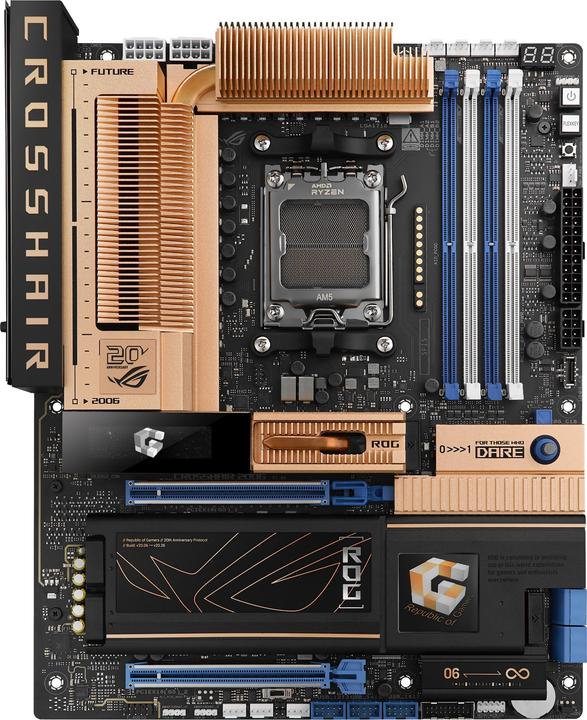 ROG Crosshair 2006 AMD X870E 4*DDR5 5*M.2 4*SataIII AM5 HDMI ATX